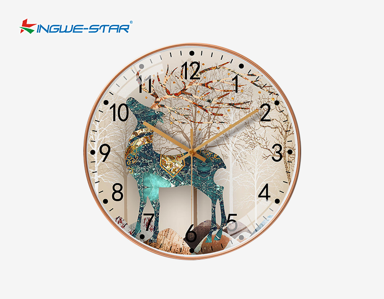 plastic antique wall clock